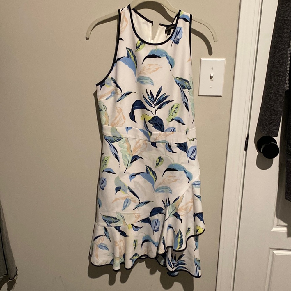 Banana republic ruffle dress